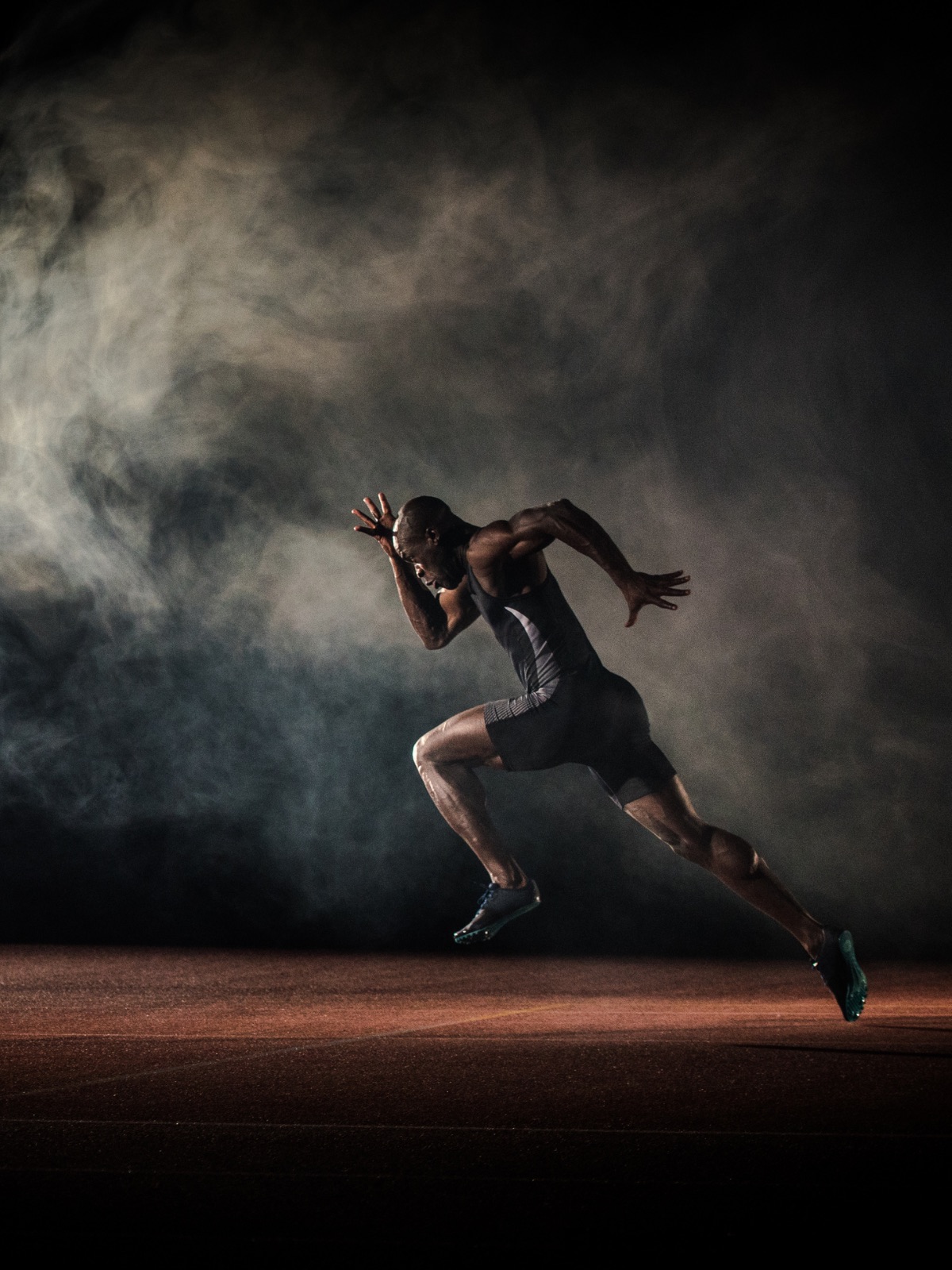 Athlète en plein effort — Stride by Elise Dupuis, nutrition du sport